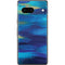 Ocean Blue Brush Stroke by Etta Vee Pixel Skins